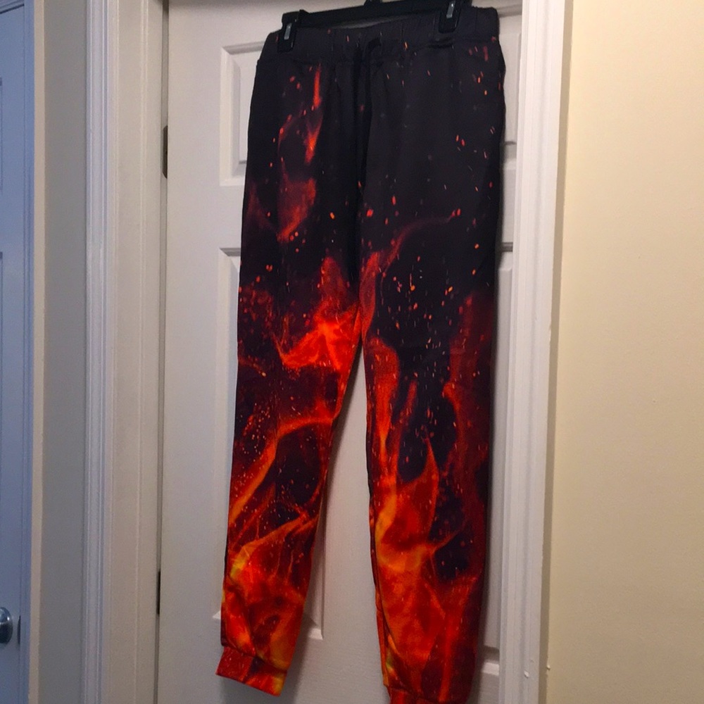 Fire sweatpants